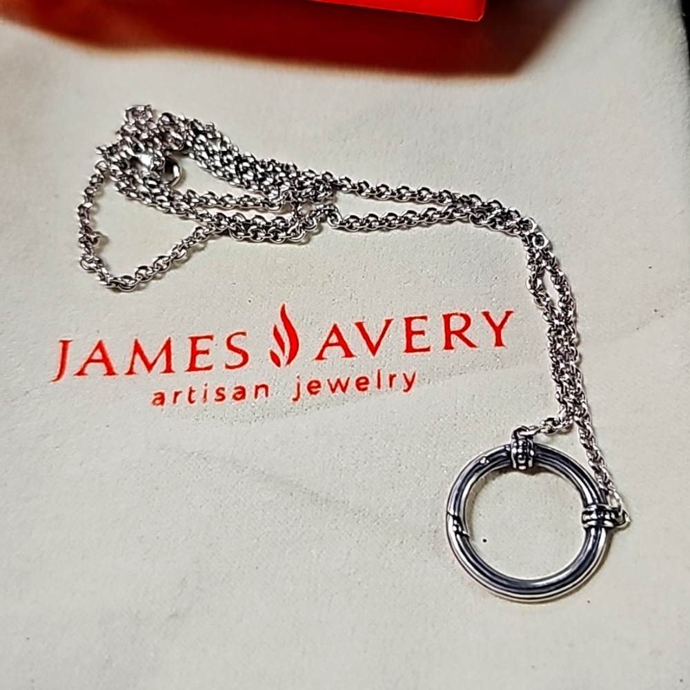 James Avery Circlet Changeable Charm Necklace - 18"